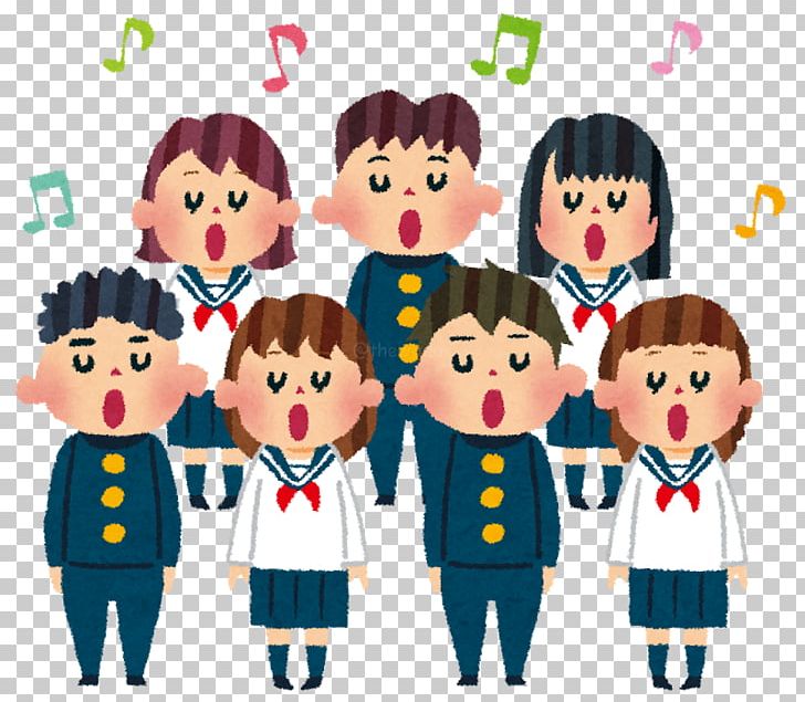 全日本合唱コンクール Choir Alljapanische Chorvereinigung Song PNG, Clipart, Accompaniment, Cartoon, Child, Choir, Competitive Examination Free PNG Download