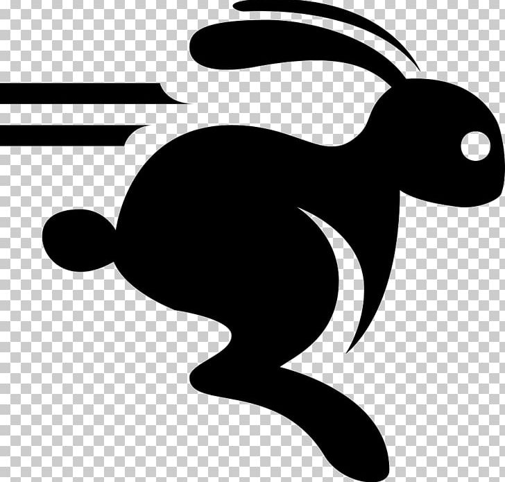 Computer Icons Running Rabbit Hare PNG, Clipart, Animal, Animals, Artwork, Black, Black And White Free PNG Download