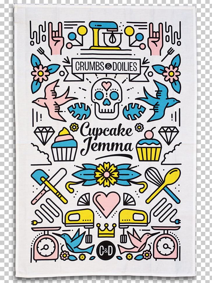 Towel Cupcake Drap De Neteja Tea Menu PNG, Clipart, Apron, Area, Art, Baking, Blue Free PNG Download