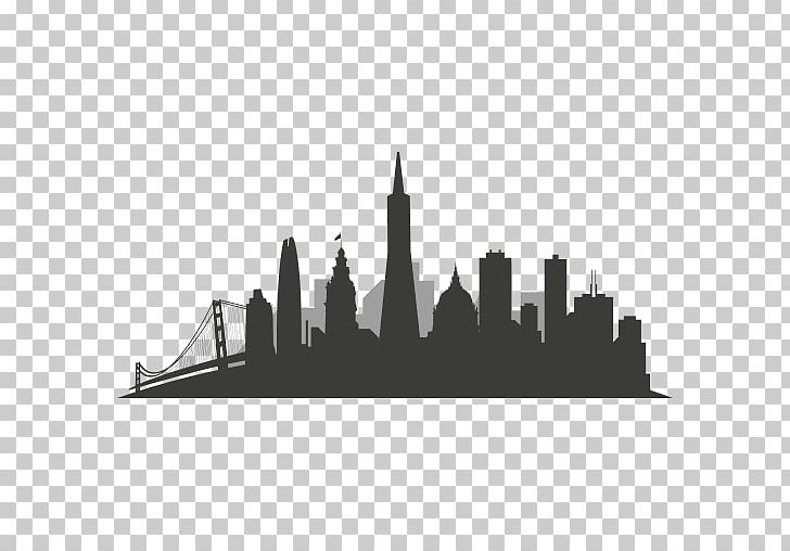 San Francisco Skyline Silhouette Graphic Design PNG, Clipart, Animals, Black And White, City, Drawing, Graphic Design Free PNG Download