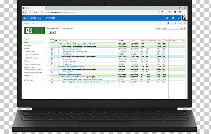 Computer Software Microsoft Project Project Portfolio Management PNG, Clipart, Computer, Computer Program, Electronic Device, Laptop, Media Free PNG Download