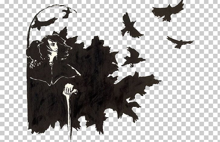 The Raven King Black Silhouette White Font PNG, Clipart, Animals, Black, Black And White, Deviantart, Jonathan Free PNG Download
