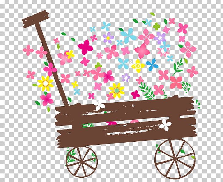 Flower Cart Illustration . PNG, Clipart, Area, Flower, Home Page, Hotel, Line Free PNG Download
