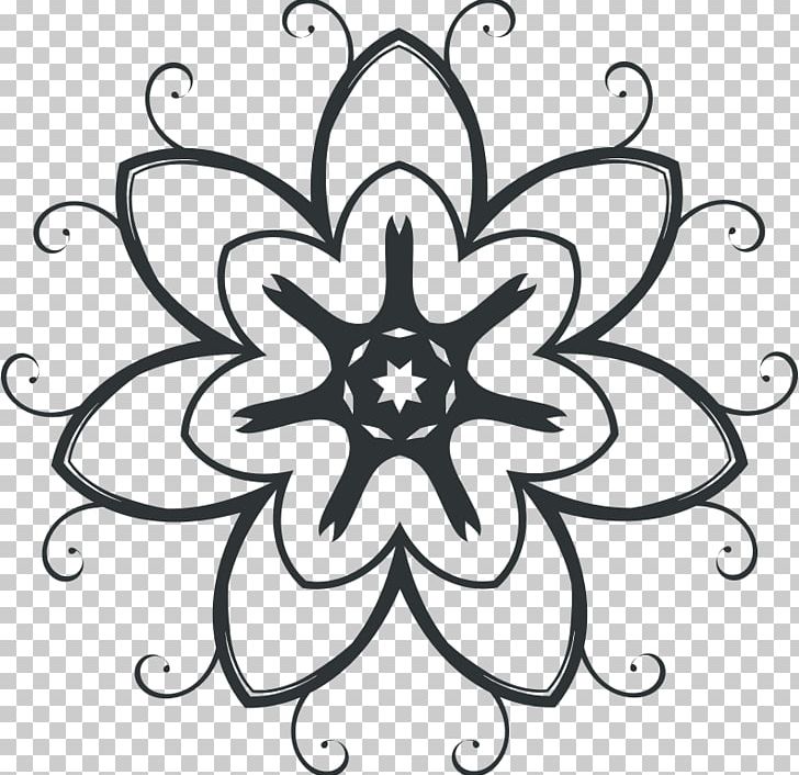 Silhouette Floral Design PNG, Clipart, Black, Black And White, Circle, Computer Icons, Crossbow Cliparts Free PNG Download