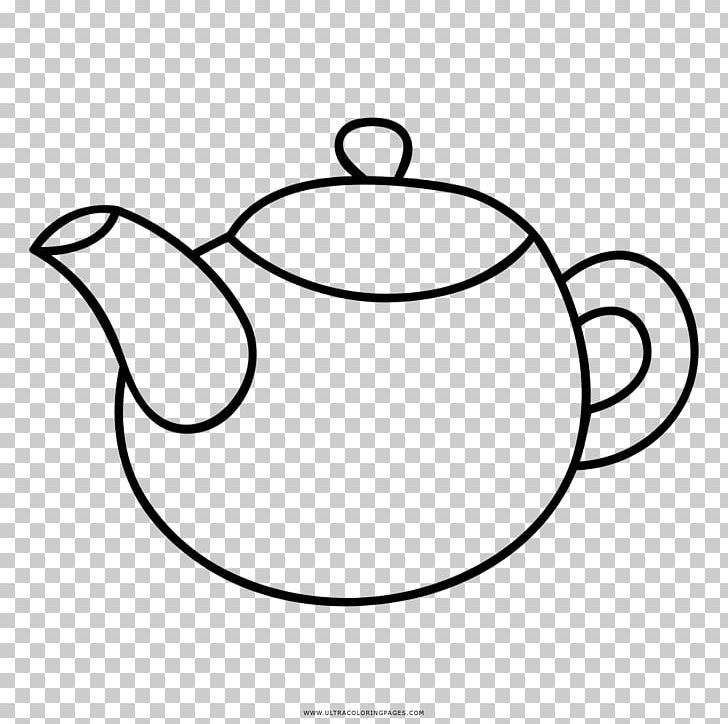 Teapot Coloring Book Drawing Kettle PNG, Clipart, Artwork, Ausmalbild, Black And White, Book, Circle Free PNG Download