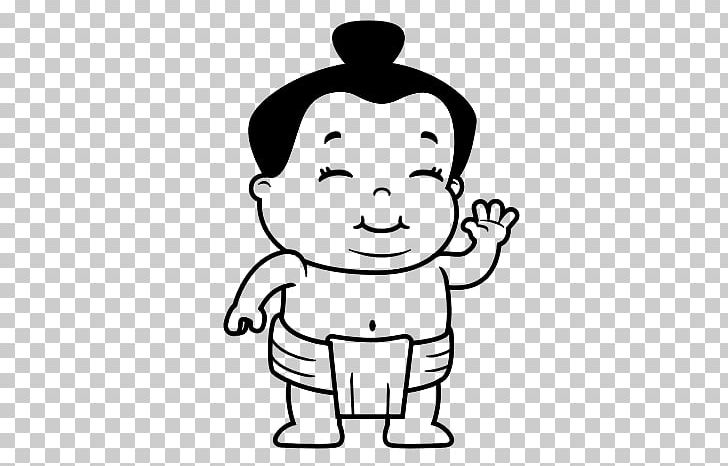 Sumo Rikishi Wrestling PNG, Clipart, Arm, Black, Black And White, Cartoon, Child Free PNG Download