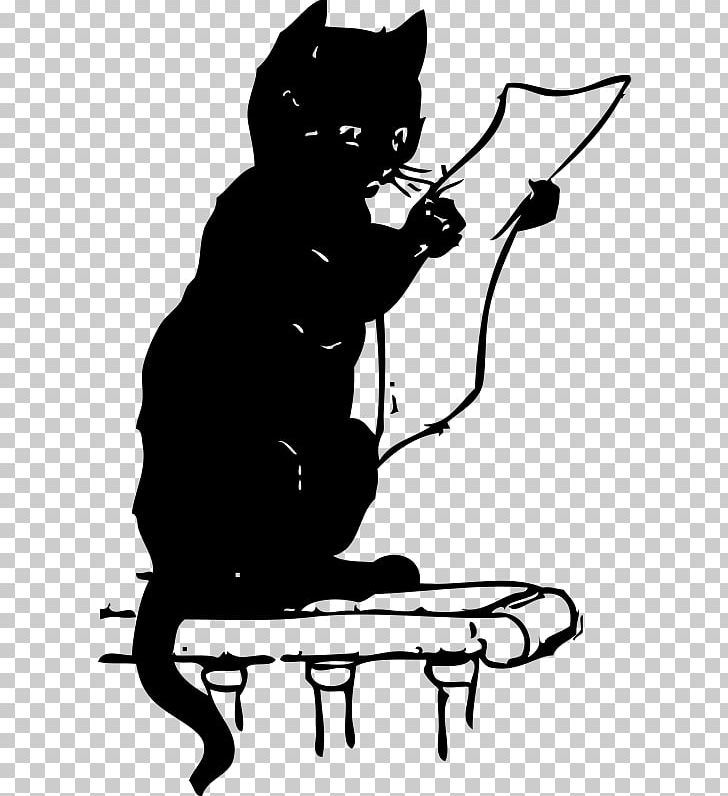 Cat Kitten PNG, Clipart, Animals, Art, Artwork, Black, Black And White Free PNG Download