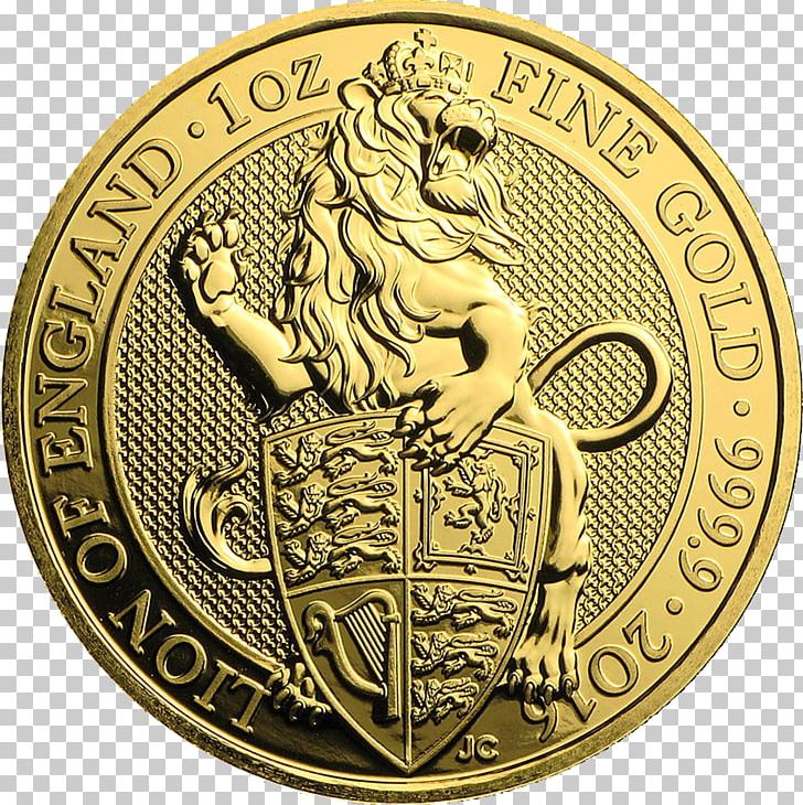The Queen's Beasts United Kingdom Gold Bullion Coin PNG, Clipart, Brass, Bronze Medal, Bullion Coin, Coin, Copper Free PNG Download