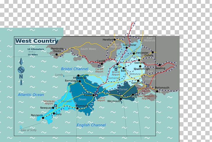 West Country Southern England South West England Guidebook Map PNG, Clipart, England, Guidebook, Map, Name, Organism Free PNG Download