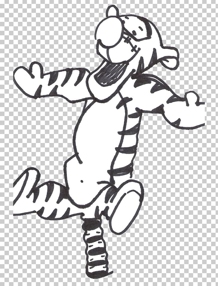 Tigger Winnie-the-Pooh Black And White Piglet Coloring Book PNG, Clipart, Area, Art, Black, Black And White, Carnivoran Free PNG Download