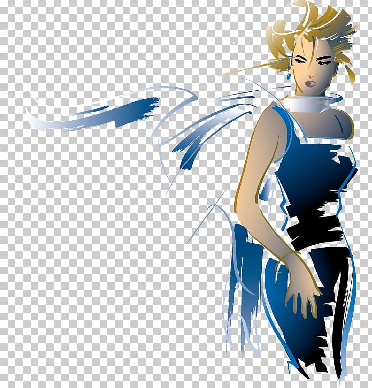 Blog Woman PNG, Clipart, Abstract Lines, Anime, Beauty, Blue, Blue Skirt Free PNG Download