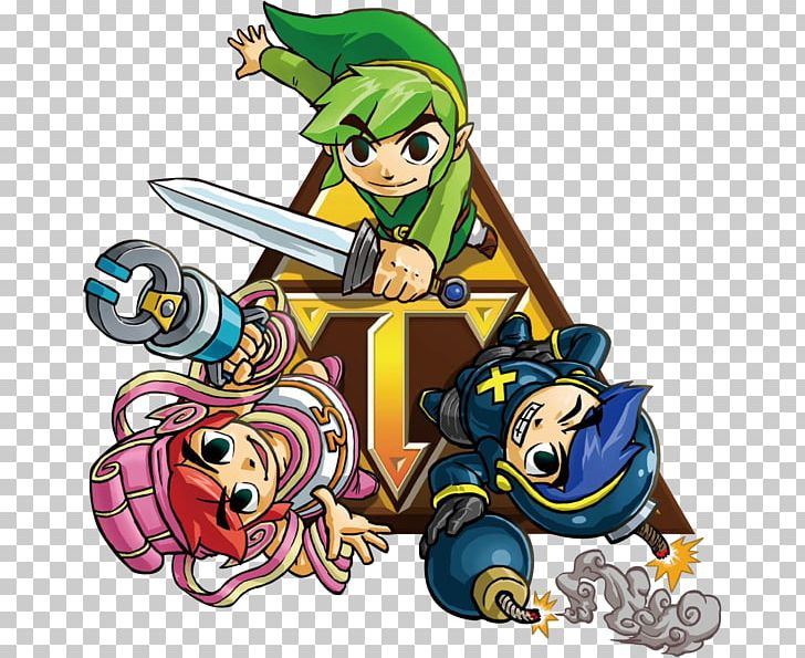 The Legend Of Zelda: Tri Force Heroes The Legend Of Zelda: Breath Of The Wild Link Triforce PNG, Clipart, Art, Cartoon, Contribution, Fictional Character, File Free PNG Download