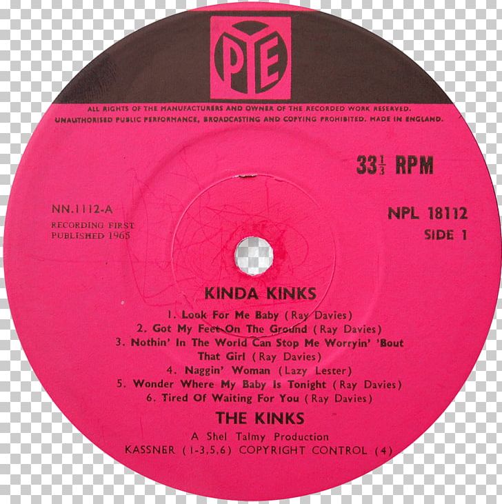 PRT Records The Kinks Something I've Got To Tell You Album Phonograph Record PNG, Clipart,  Free PNG Download