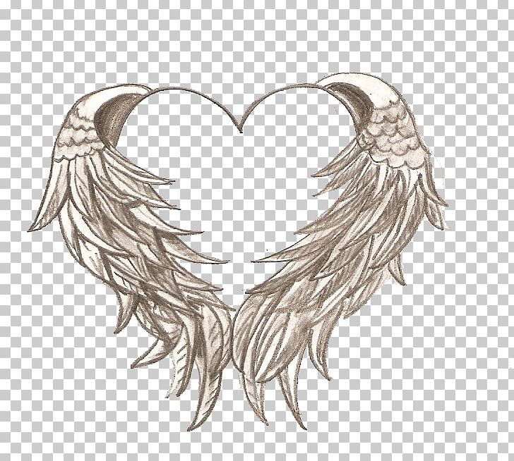 Drawing Heart Angel Tattoo Coloring Book PNG, Clipart, Angel, Angels And Demons, Body Jewelry, Broken Heart, Coloring Book Free PNG Download