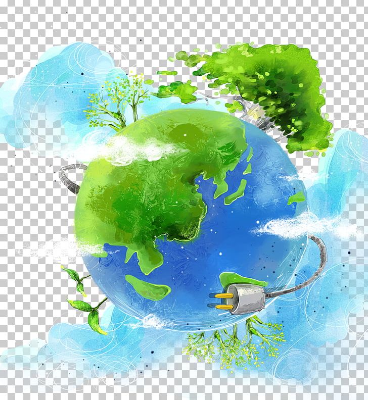 Environmental Protection Poster Illustration PNG, Clipart, Blue, Cartoon, Computer Wallpaper, Creative Artwork, Creative Background Free PNG Download