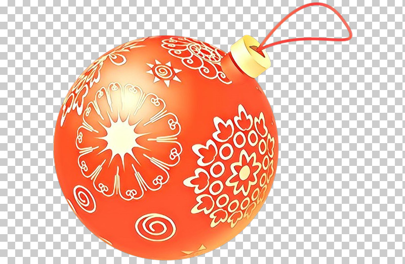 Christmas Ornament PNG, Clipart, Christmas Decoration, Christmas Ornament, Holiday Ornament, Orange, Ornament Free PNG Download