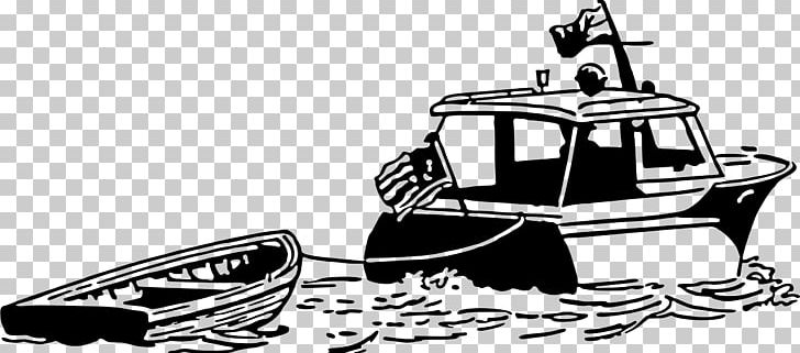 Boat Towing Dinghy PNG, Clipart, Automotive Design, Black And White, Boat, Boat Clipart, Boating Free PNG Download