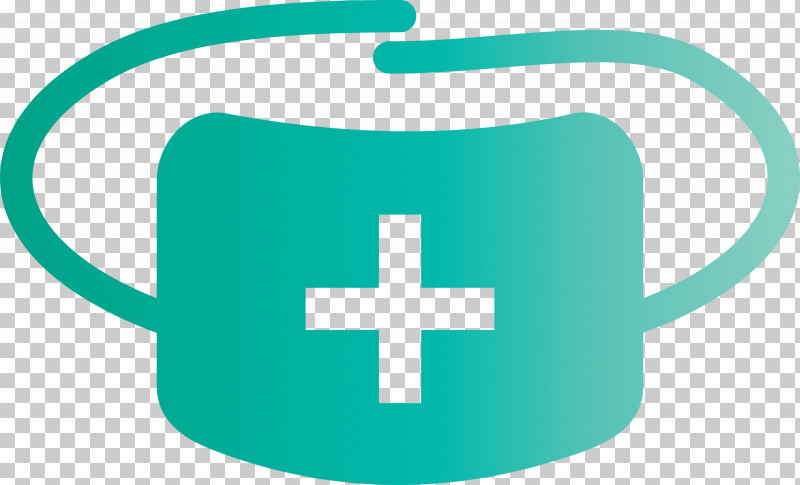 Medical Mask PNG, Clipart, Aqua, Cross, Line, Logo, Medical Mask Free PNG Download