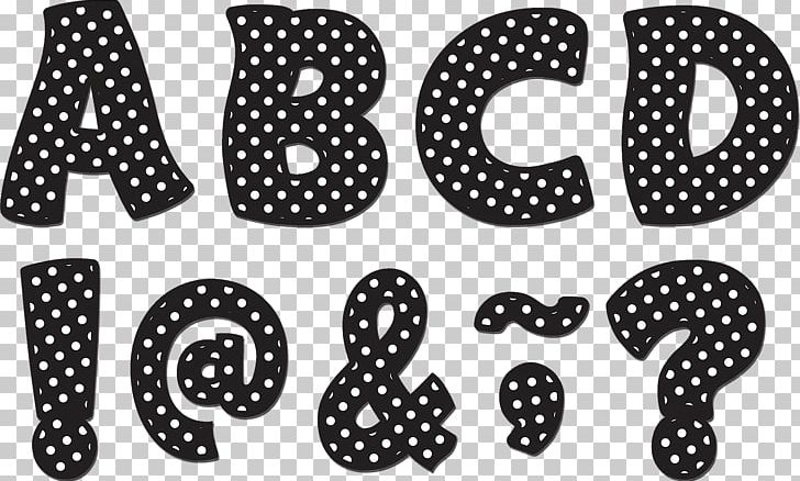 Polka Dot Letter Case Alphabet PNG, Clipart, Alphabet, Black, Black And White, Blackboard, Color Free PNG Download