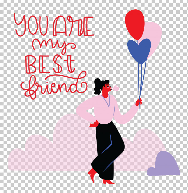 Best Friends You Are My Best Friends PNG, Clipart, Balloon, Behavior, Best Friends, Cartoon, Happiness Free PNG Download