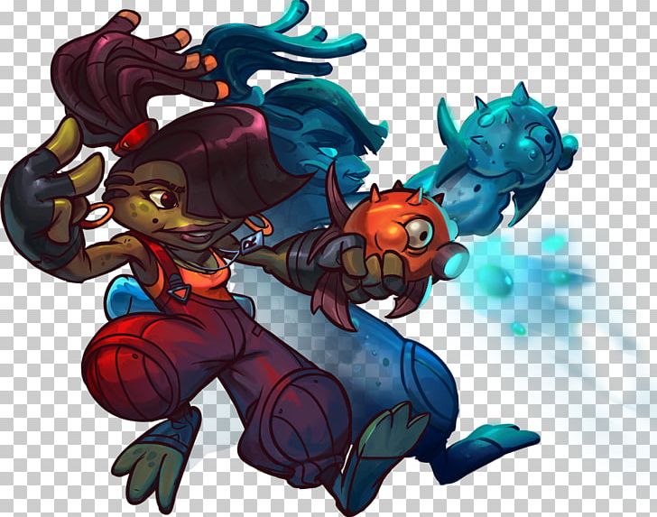 Awesomenauts Dizziness TV Tropes Fiction Character PNG, Clipart, Art, Awesomenauts, Celebrities, Character, Demon Free PNG Download