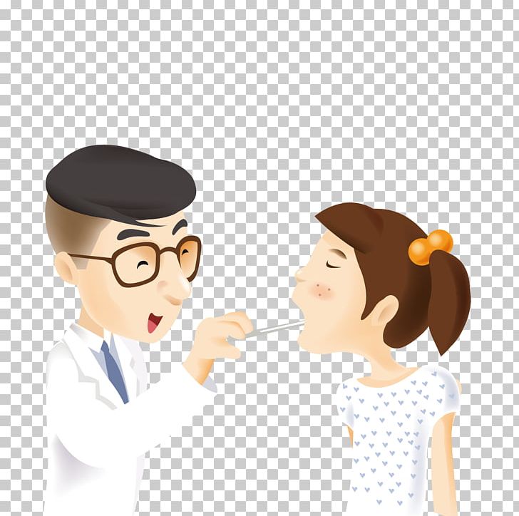Physician Patient Medicine Throat Child PNG, Clipart, Cartoon, Check Mark, Conversation, Cook, Disease Free PNG Download