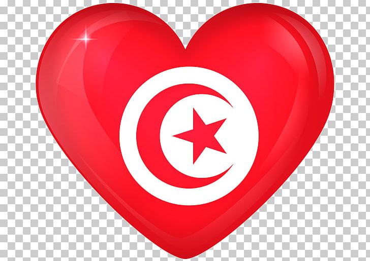 Flag Of Tunisia PNG, Clipart, Circle, Flag, Flag Of Tunisia, Flag Tunisia, Heart Free PNG Download