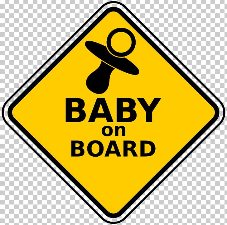 Baby On Board Car Sign Child Sticker PNG, Clipart, Area, Baby On Board, Brand, Bumper Sticker, Car Free PNG Download
