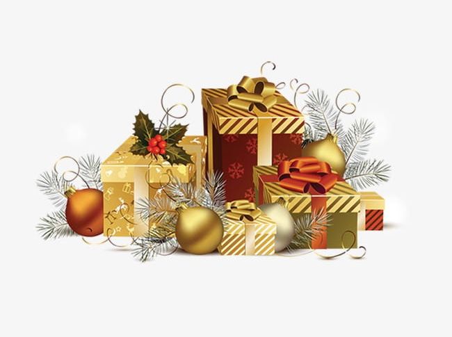 Golden Gift PNG, Clipart, Ball, Christmas, Gift, Gift Clipart, Gold Free PNG Download