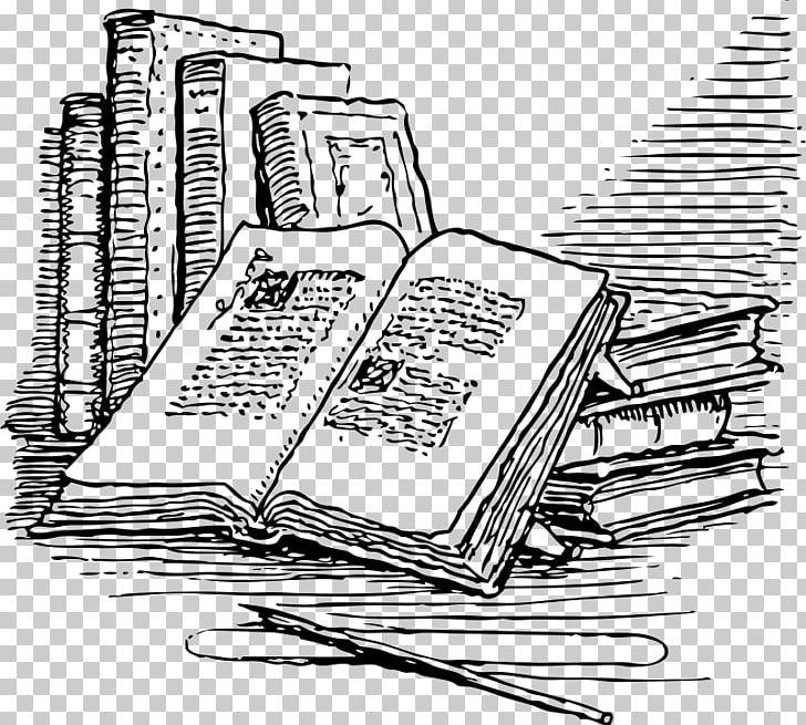 Used Book Drawing PNG, Clipart, Area, Artwork, Black And White, Book, Book Collecting Free PNG Download
