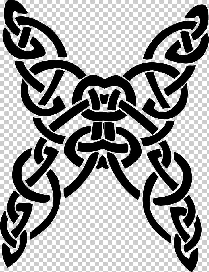 Celtic Knot Art PNG, Clipart, Art, Black, Black And White, Butterfly, Celtic Free PNG Download