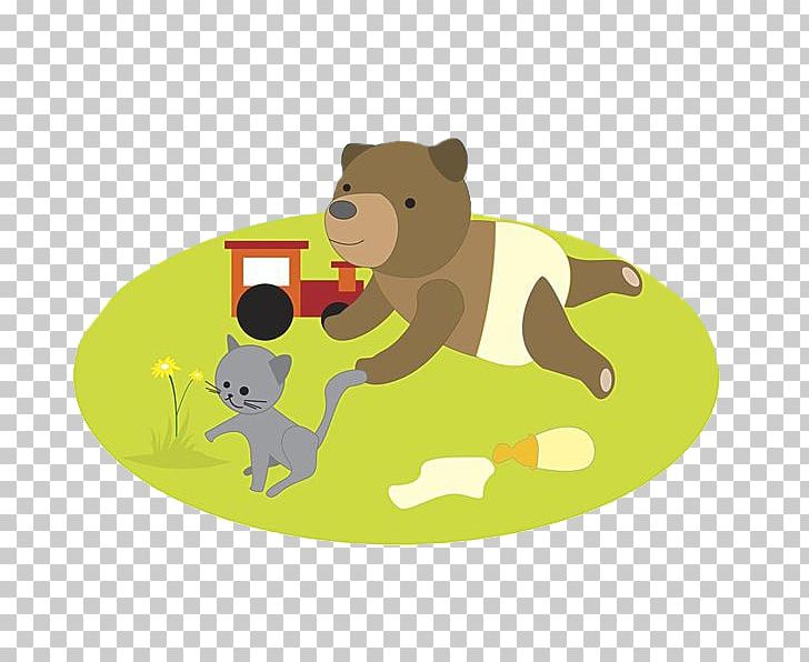 Kitten Cartoon Animation Child PNG, Clipart, Animals, Animated Cartoon, Carnivoran, Cartoon, Cartoon Bear Free PNG Download