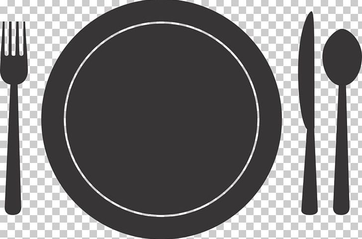 Fork Cutlery Plate PNG, Clipart, Black, Black And White, Brand, Circle, Clip Art Free PNG Download