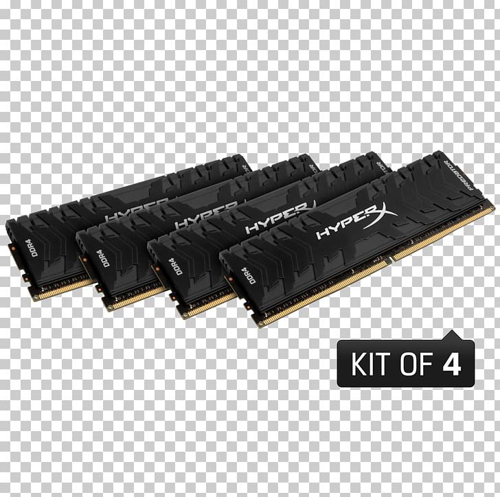DDR4 SDRAM DIMM Computer Data Storage Kingston Technology PNG, Clipart, Computer, Electrical Connector, Electronic Component, Electronic Device, Electronics Accessory Free PNG Download