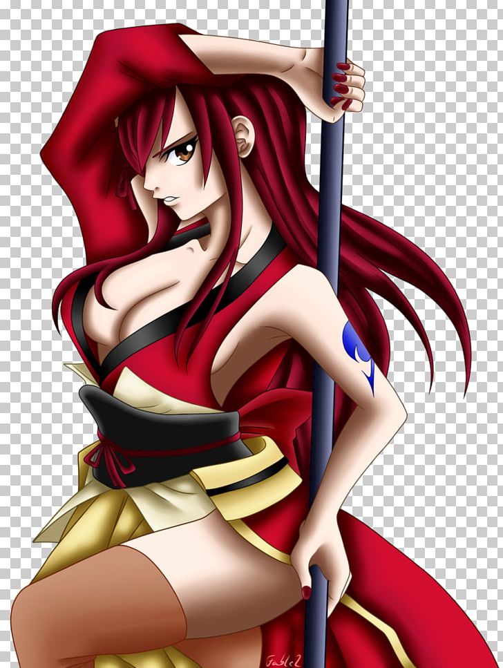 Erza Scarlet Erza Knightwalker Fairy Tail Kimono PNG, Clipart, Anime, Art, Ball Gown, Black Hair, Brown Hair Free PNG Download
