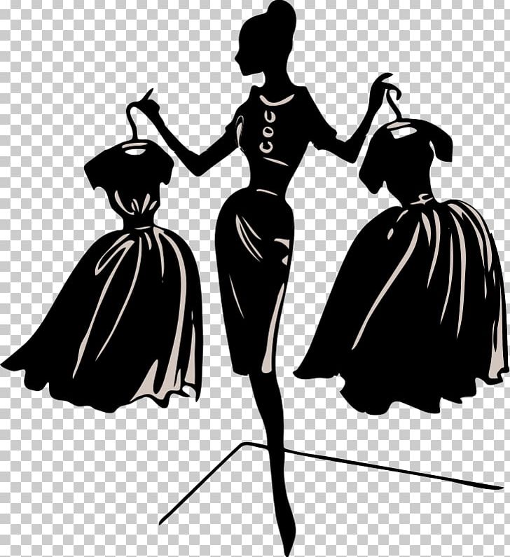Fashion Clothing Woman Dress Design PNG, Clipart, Black, Black And White, Clothing, Costume Design, Decal Free PNG Download