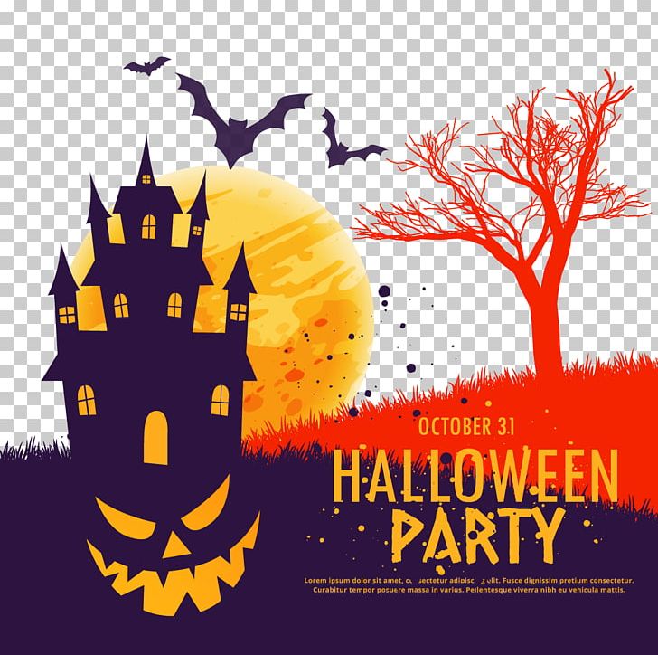 Halloween Castle PNG, Clipart, Advertising, Art, Brand, Computer Wallpaper, Festive Elements Free PNG Download