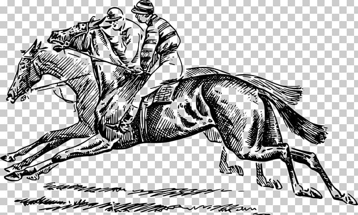 Horse Racing The Kentucky Derby PNG, Clipart, Animals, Art, Black And White, Bridle, Carnivoran Free PNG Download