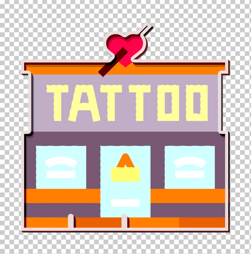 Tattoo Studio Icon Tattoo Parlor Icon Tattoo Icon PNG, Clipart, Line, Orange, Rectangle, Tattoo Icon, Tattoo Parlor Icon Free PNG Download