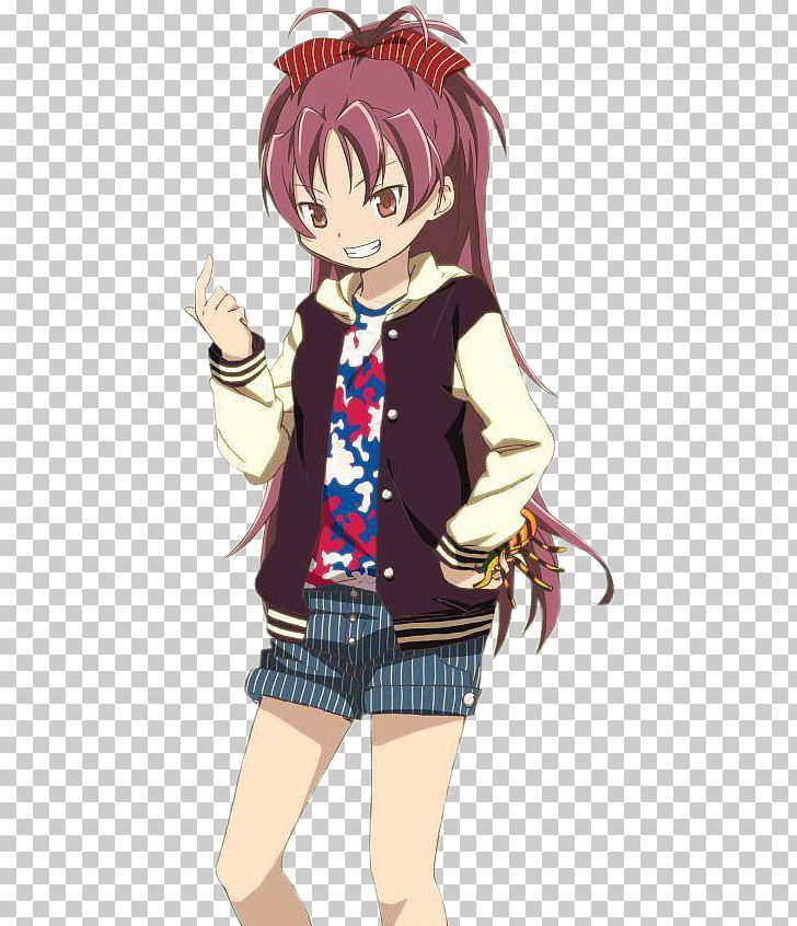 Kyōko Sakura Sayaka Miki Homura Akemi Magical Girl Puella Magi Madoka Magica PNG, Clipart, Anime, Art, Brown Hair, Character, Character Design Free PNG Download