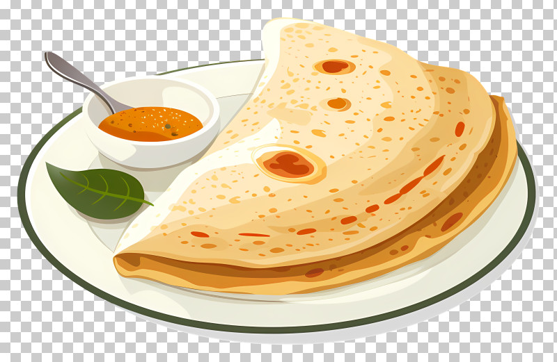 Death Skull - Indian Dosa With Chutney Illustration PNG