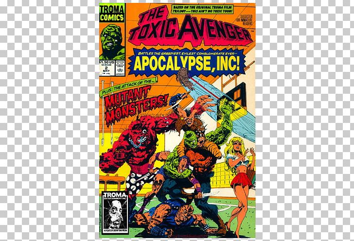 Marvel Comics Comic Book The Toxic Avenger Troma Entertainment PNG, Clipart, Action Figure, Avengers, Comic Book, Comics, Doug Moench Free PNG Download