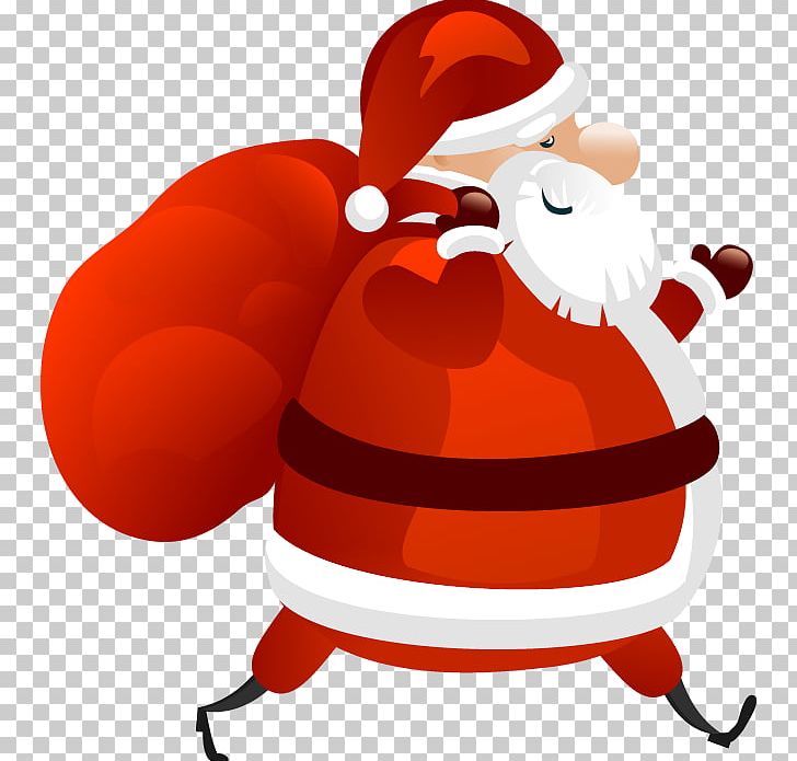 Santa Claus Gift Christmas PNG, Clipart, Apple, Art, Balloon Cartoon, Cartoon, Cartoon Couple Free PNG Download