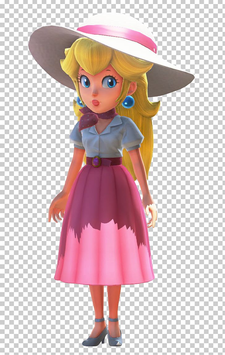 Super Princess Peach Princess Daisy Super Mario Odyssey Luigi PNG, Clipart, Art, Cartoon, Character, Costume, Doll Free PNG Download