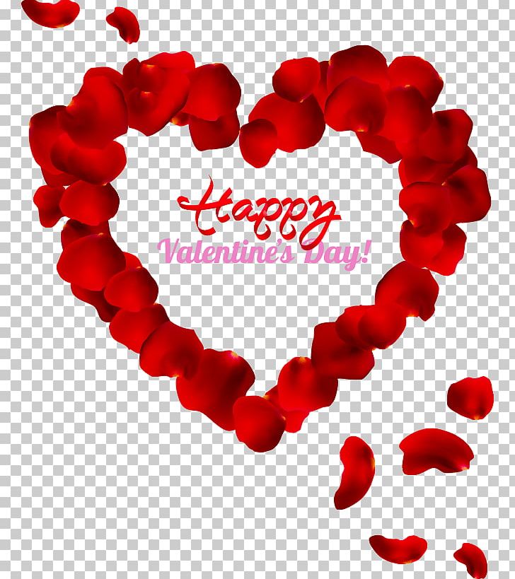 Petal Heart Valentine's Day PNG, Clipart,  Free PNG Download