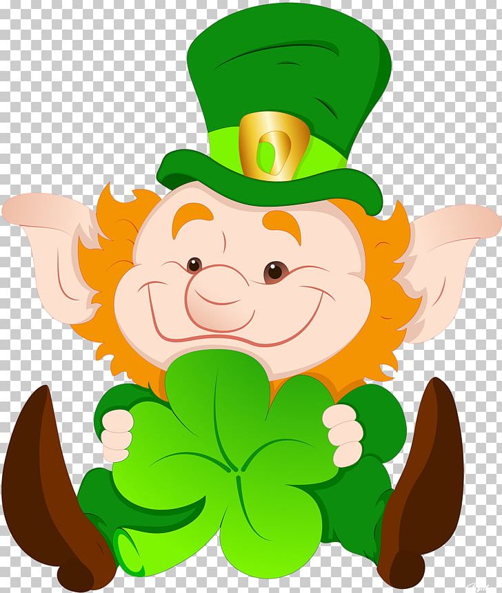 Leprechaun Saint Patrick's Day PNG, Clipart, Cartoon, Cuteness, Elf, Fictional Character, Flower Free PNG Download