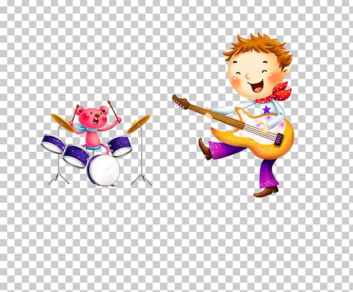 Electric Guitar PNG, Clipart, Art, Banner, Cartoon, Child, Children Free PNG Download