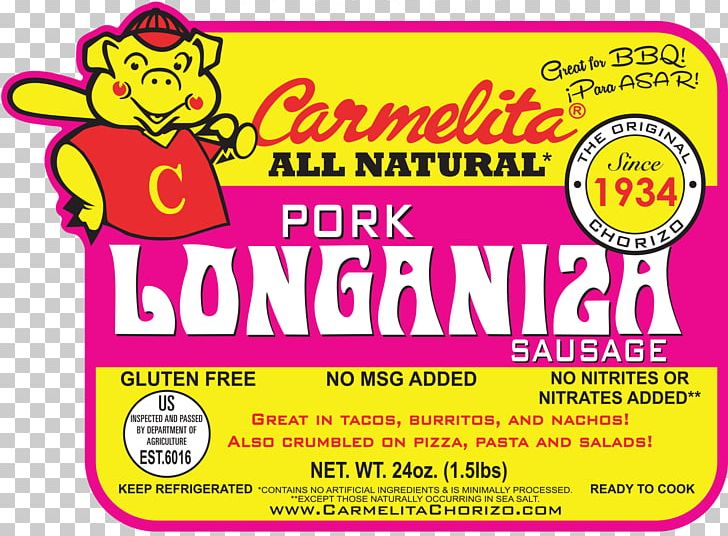 Longaniza Chorizo Pork Recipe Pig PNG, Clipart, Area, Brand, Breakfast, Chorizo, Dinner Free PNG Download