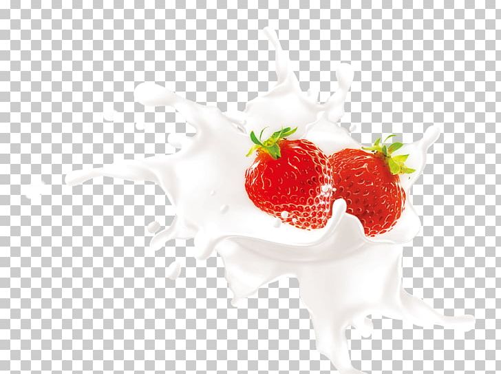 Strawberry Yogurt Aedmaasikas Cream PNG, Clipart, Aedmaasikas, Cows Milk, Dairy Product, Dessert, Download Free PNG Download