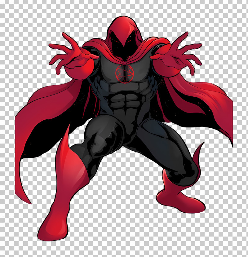 Baron Lich - Mysterious Superhero Character PNG